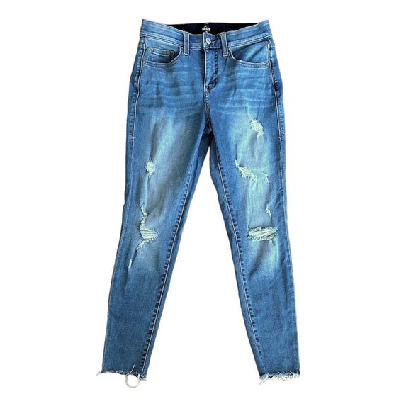 Lularoe Denim Distressed Jeans - Picture 1 of 6